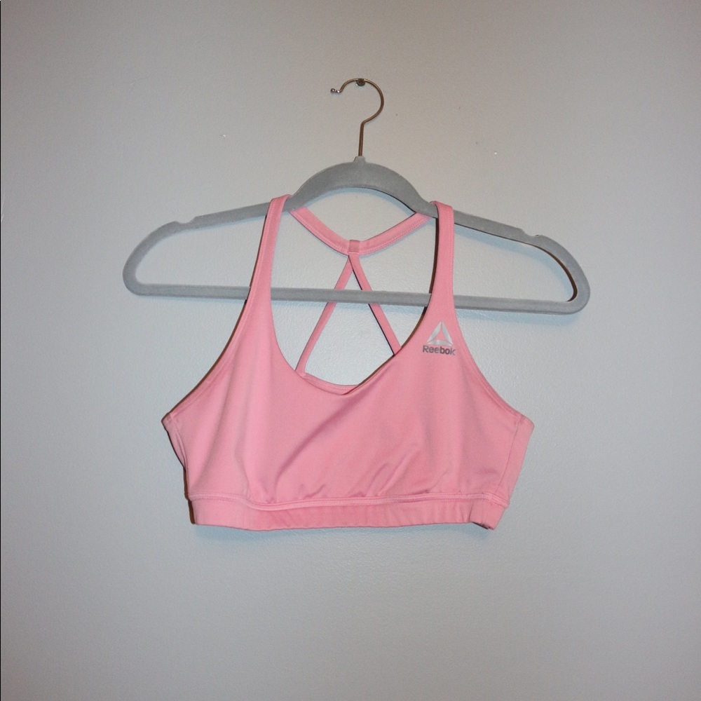 Pink Sports Bra